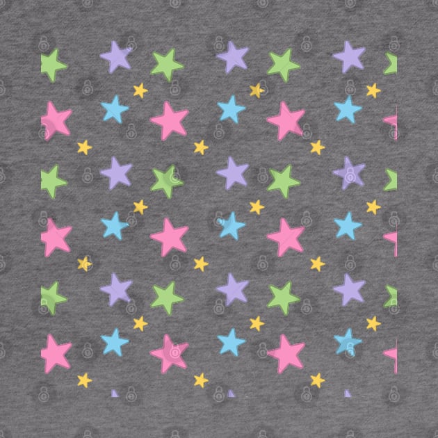 Rainbow Stars Pattern by Kelly Gigi